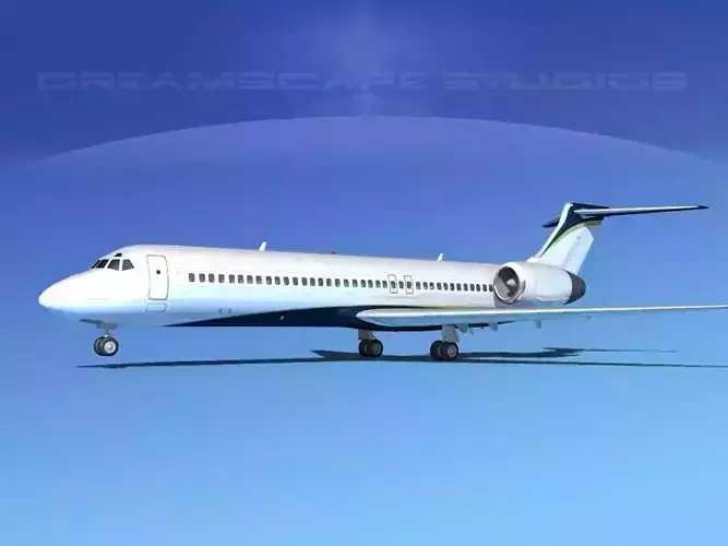 Boeing 717-200 Corporate 4 3D model