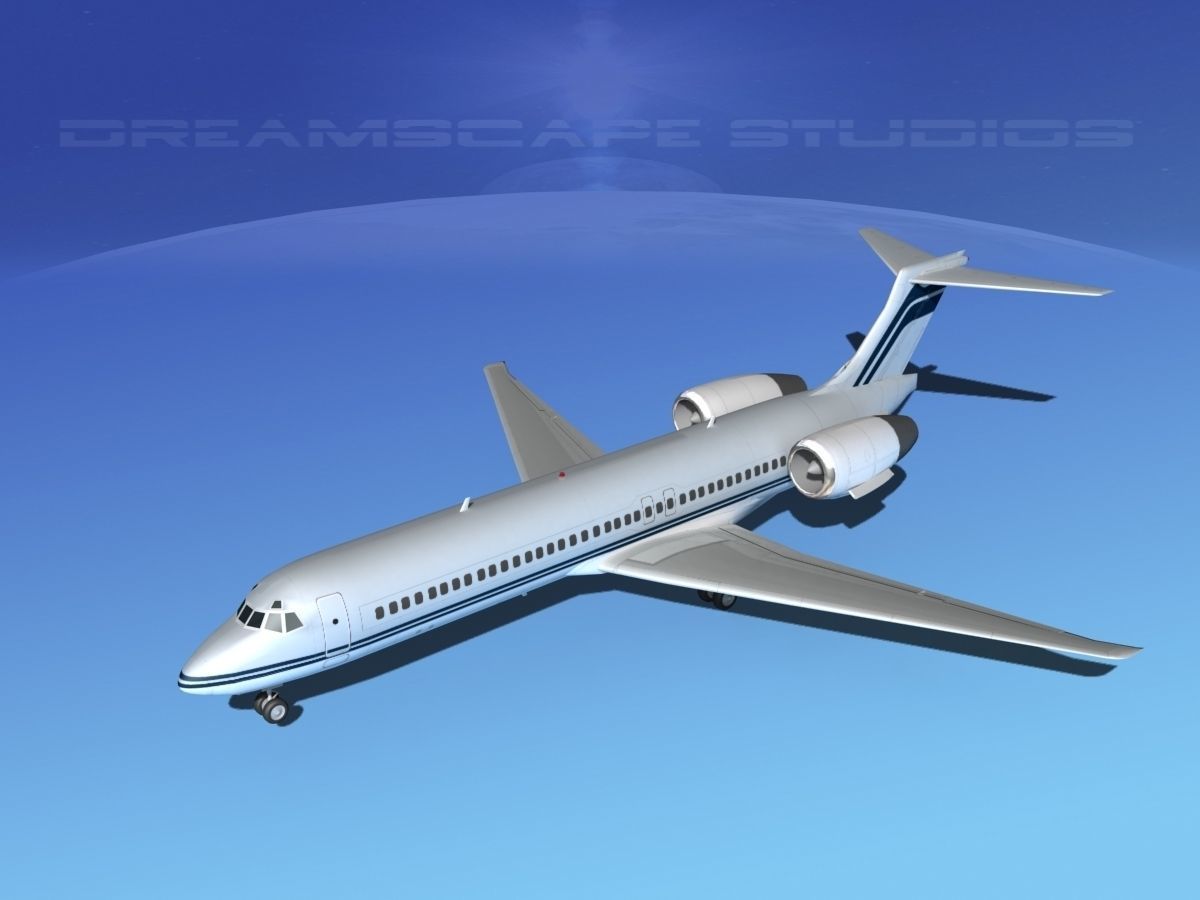Boeing 717-200 Corporate 5 3D model_10