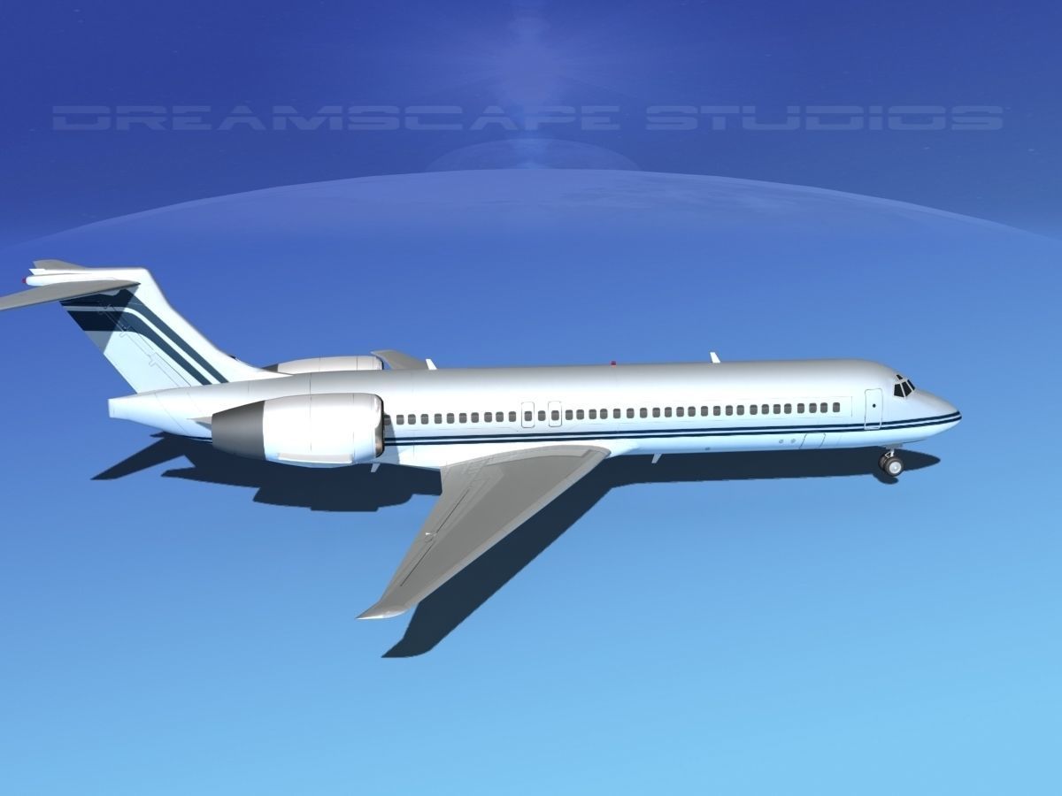 Boeing 717-200 Corporate 5 3D model_6