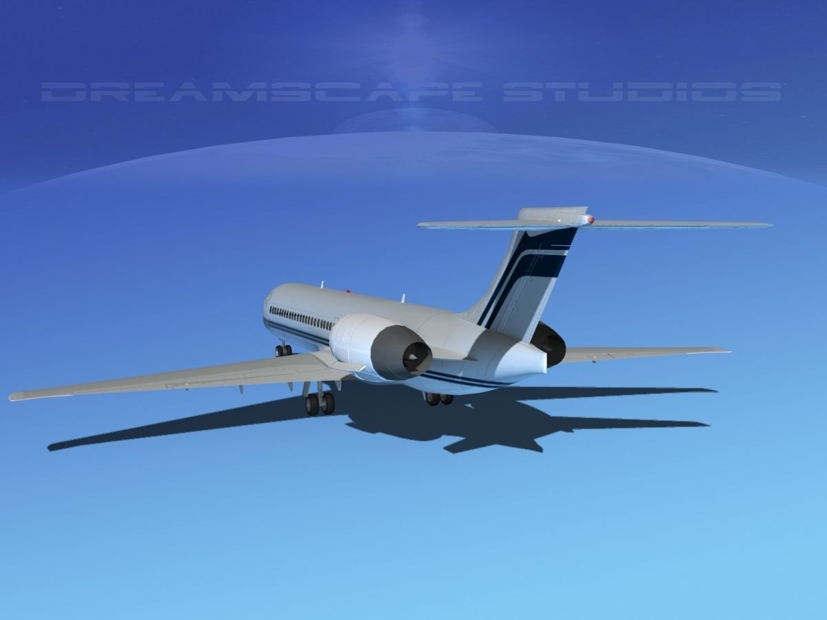 Boeing 717-200 Corporate 5 3D model_3