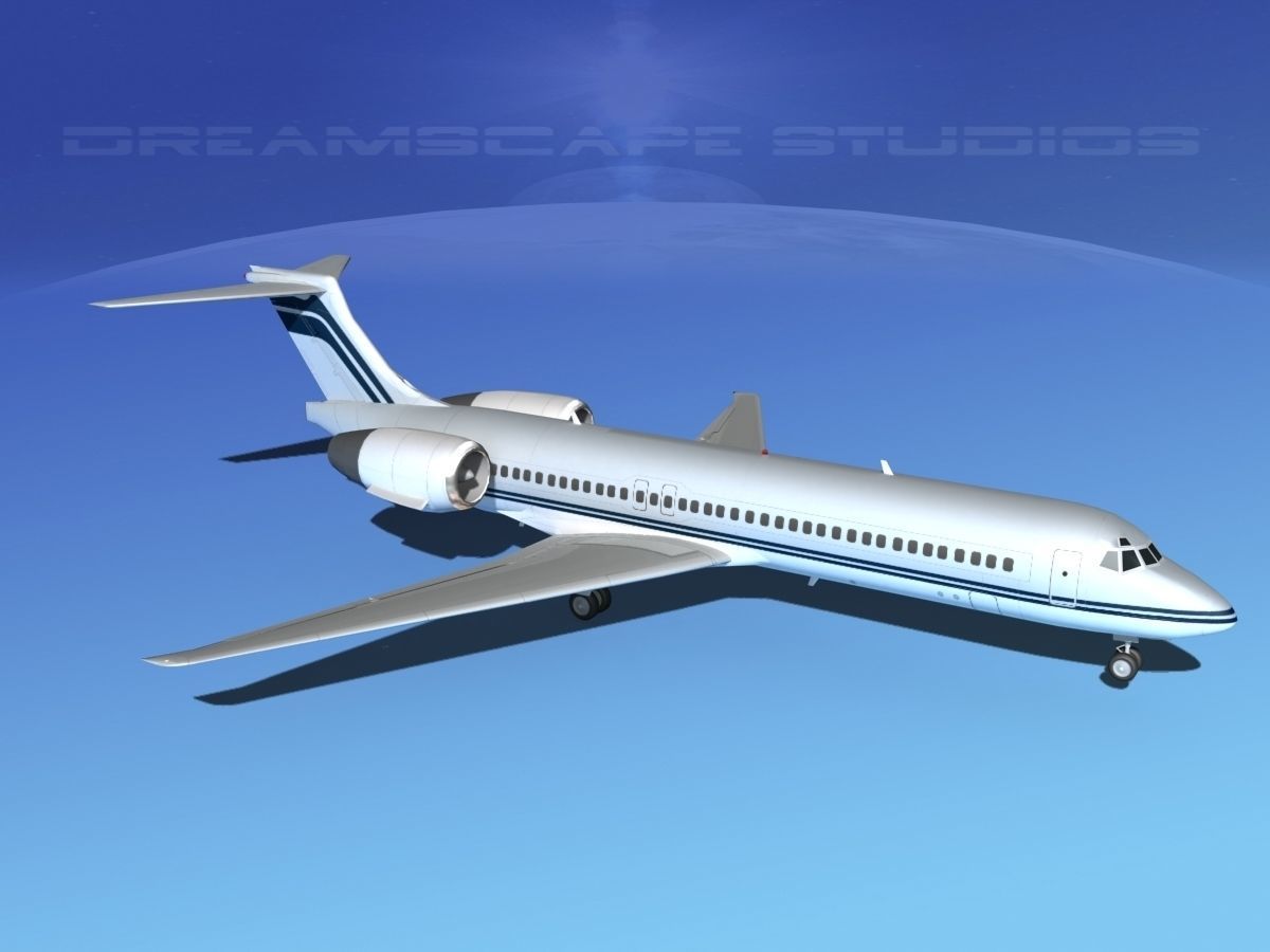 Boeing 717-200 Corporate 5 3D model_7