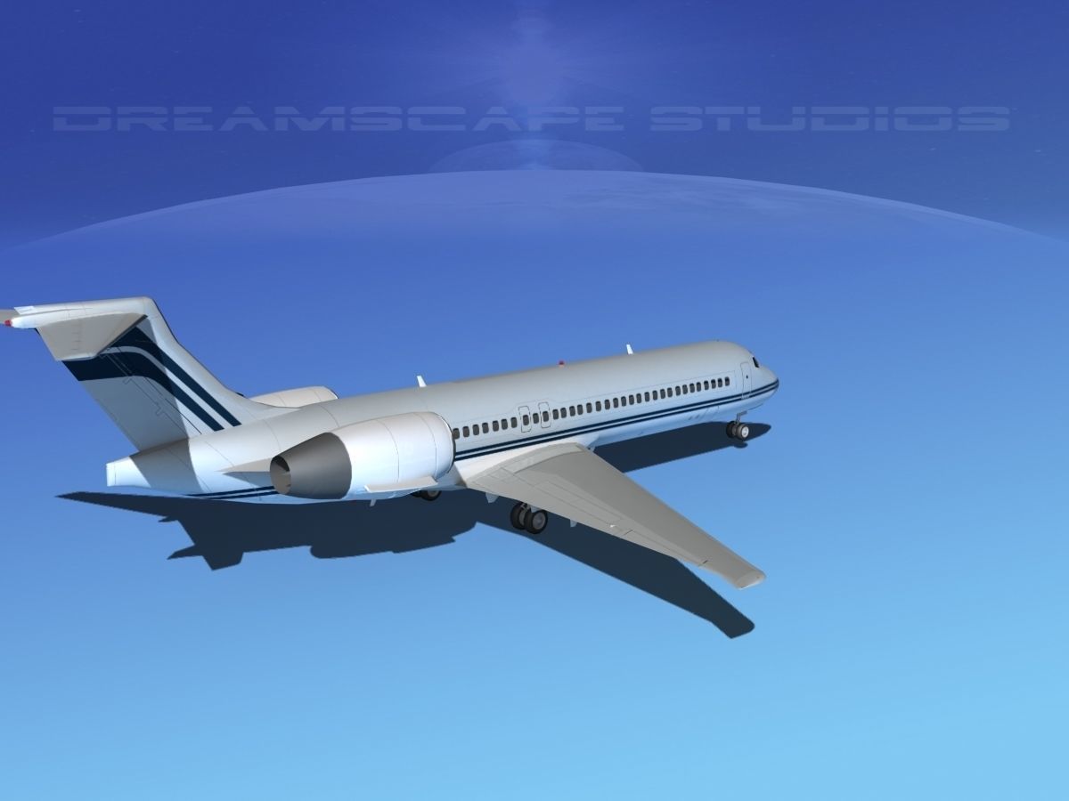 Boeing 717-200 Corporate 5 3D model_5