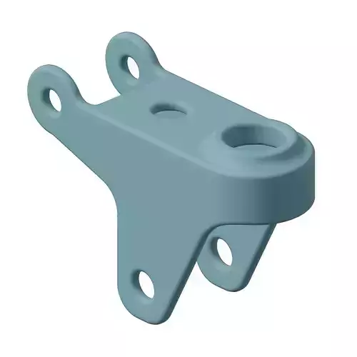 Plastic Castor Wheel Bracket Toy