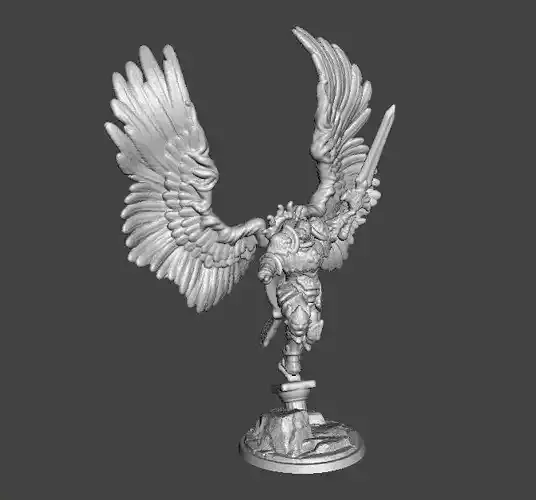 6MM SCALE ARCHANGEL LORD MINIATURE MODEL SCIFI OR FANTASY GAMES