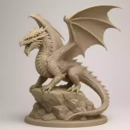 Mythical Dragon Statue