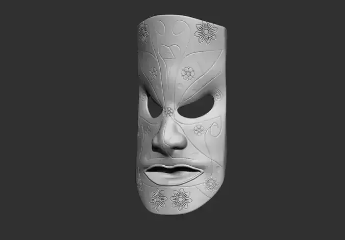 Mask Pendant 3D Printable Model