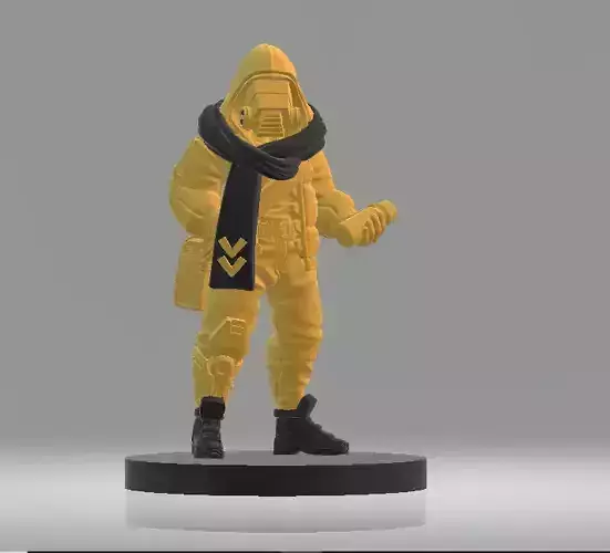 Elite Tactical Operative Action Figure 3D Printable Model