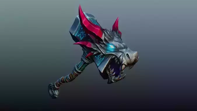 Dragons Fury  AAA Stylized PBR War Hammer SM-1
