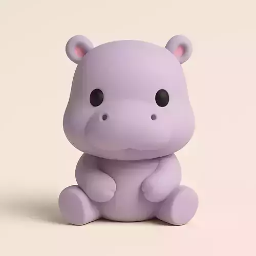 Baby Hippo Sitting
