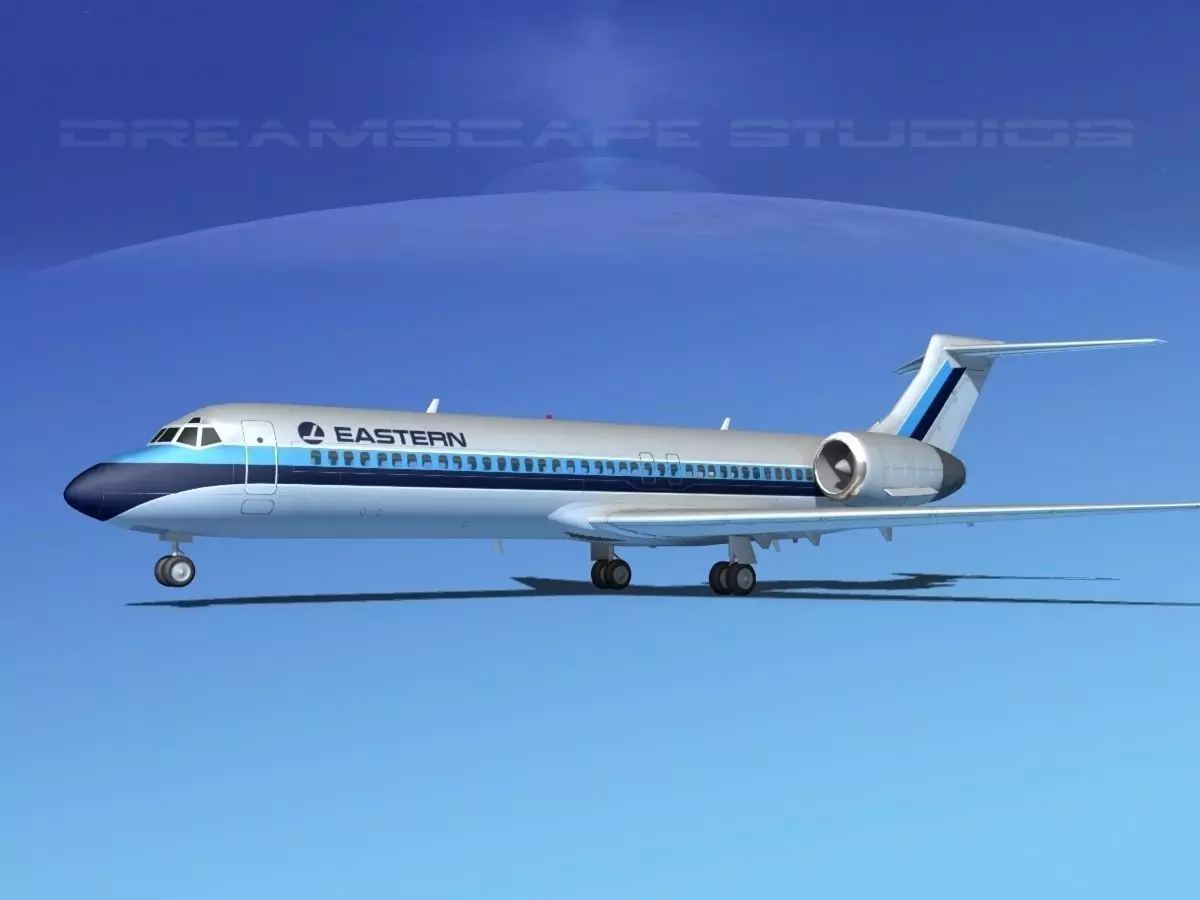Boeing 717-200 Eastern 3D model