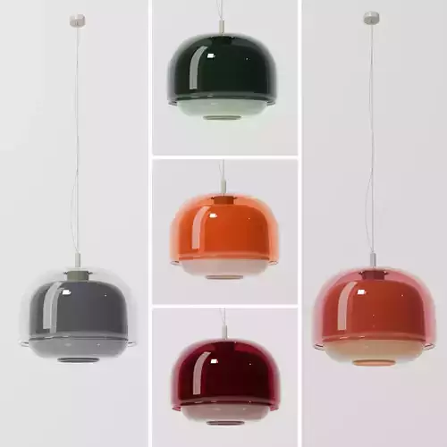 Glass Lamp Dopamine Vibrant Style - 5 Color Variants