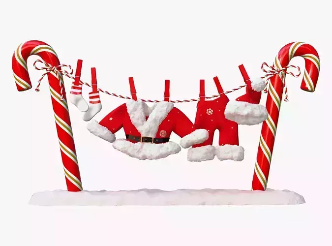 Santa Claus Laundry M1