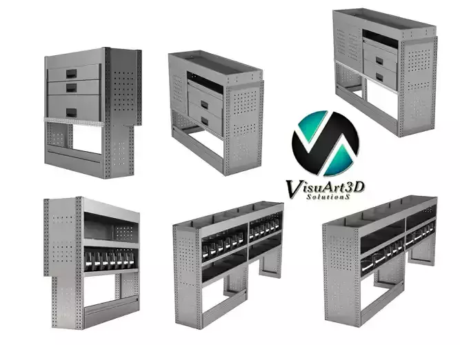 Van box systems 3D model