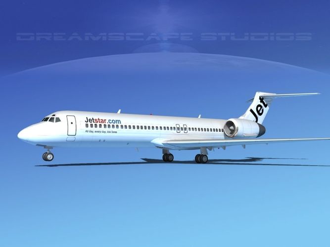 Boeing 717-200 Jet Star 2 3D model