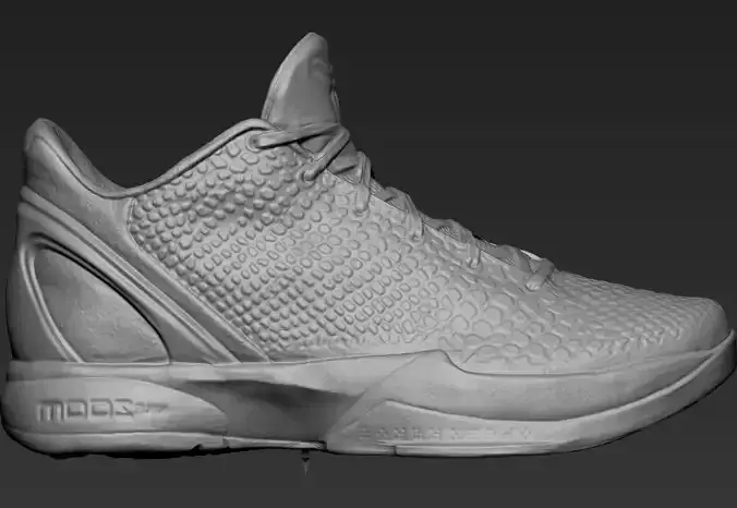 Nike kobe 6 highpoly 3d print mesh