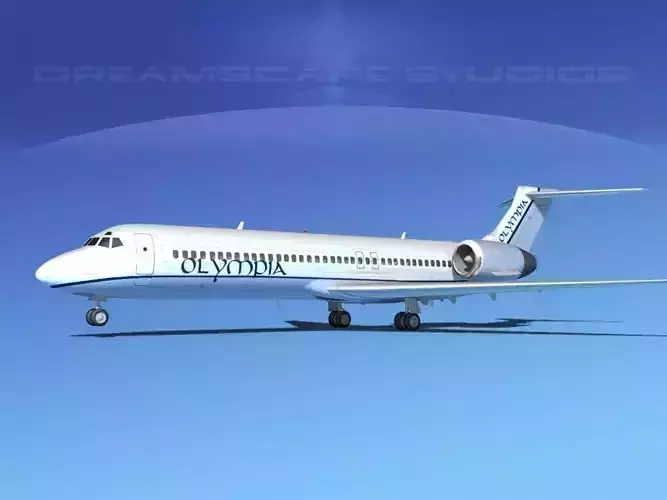 Boeing 717-200 Olympia 3D model
