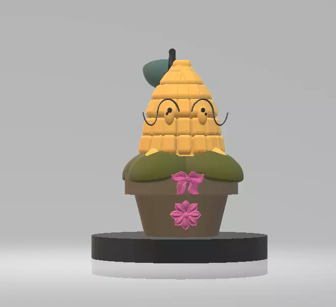 Corn Plant Character 3D Printable Model 3D print model