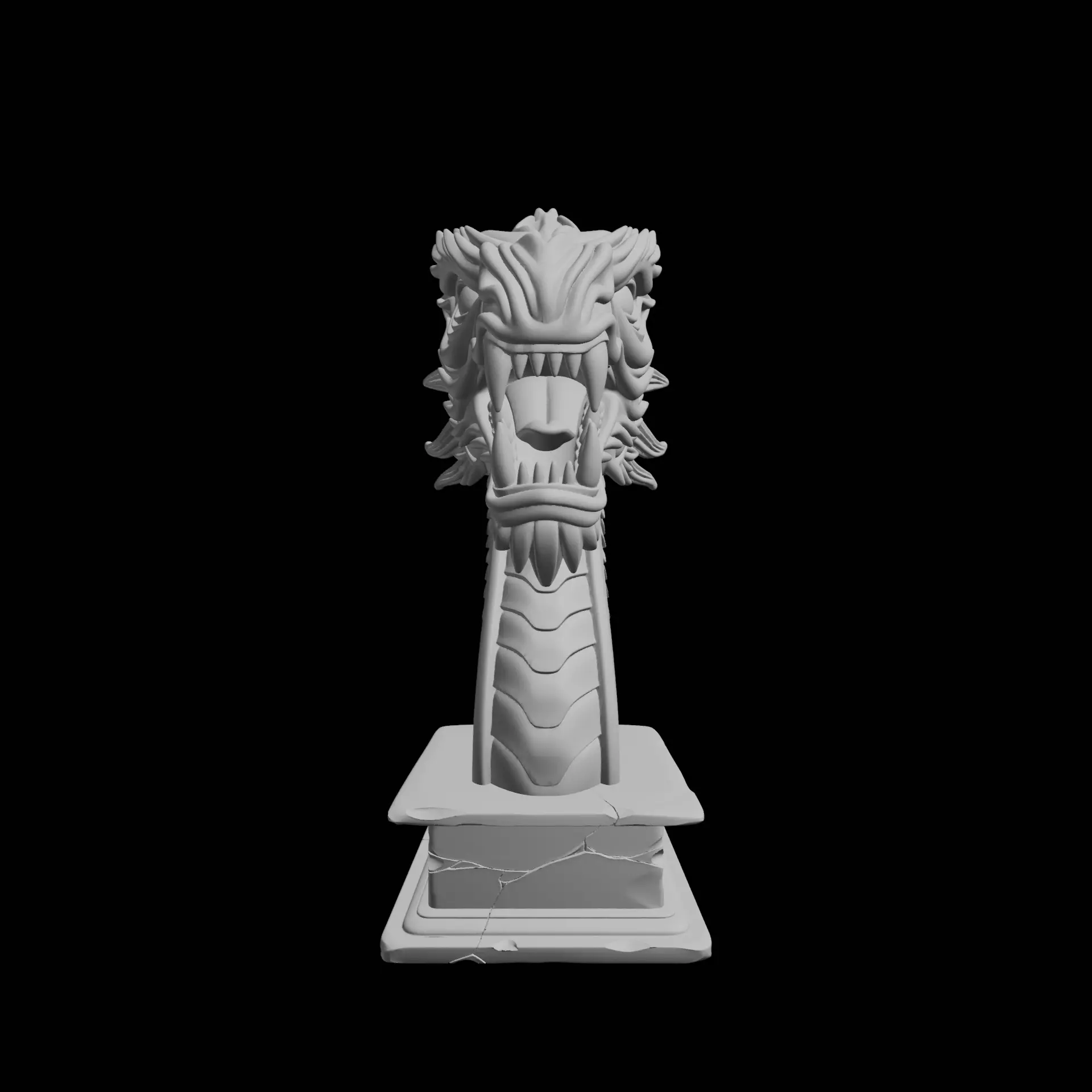 Viking Ships Dragon Head 3D Printable Model 3D print model