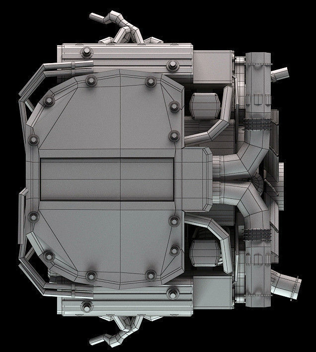Car Engine 3D model_7