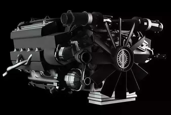 Car Engine 3D model