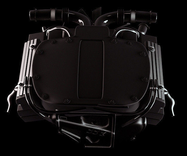 Car Engine 3D model_4