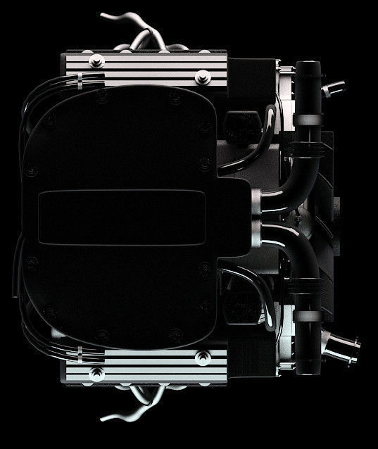 Car Engine 3D model_3