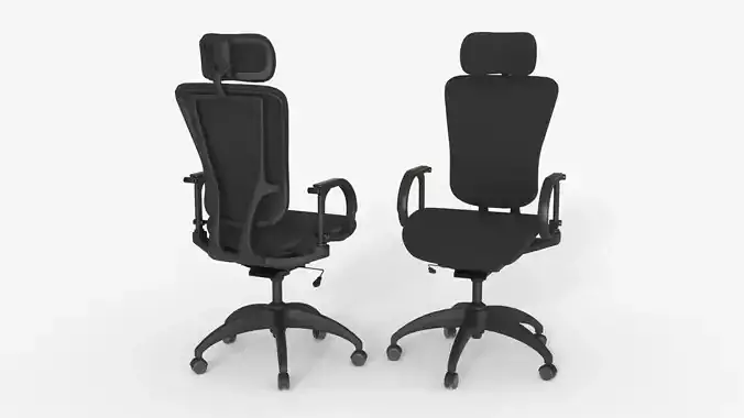 Black Modern Ergonomic Office Chair