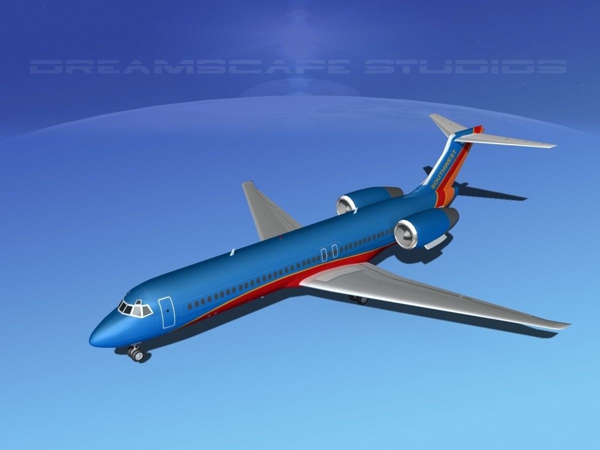 Boeing 717-200 Southwest Airlines 3D model_9
