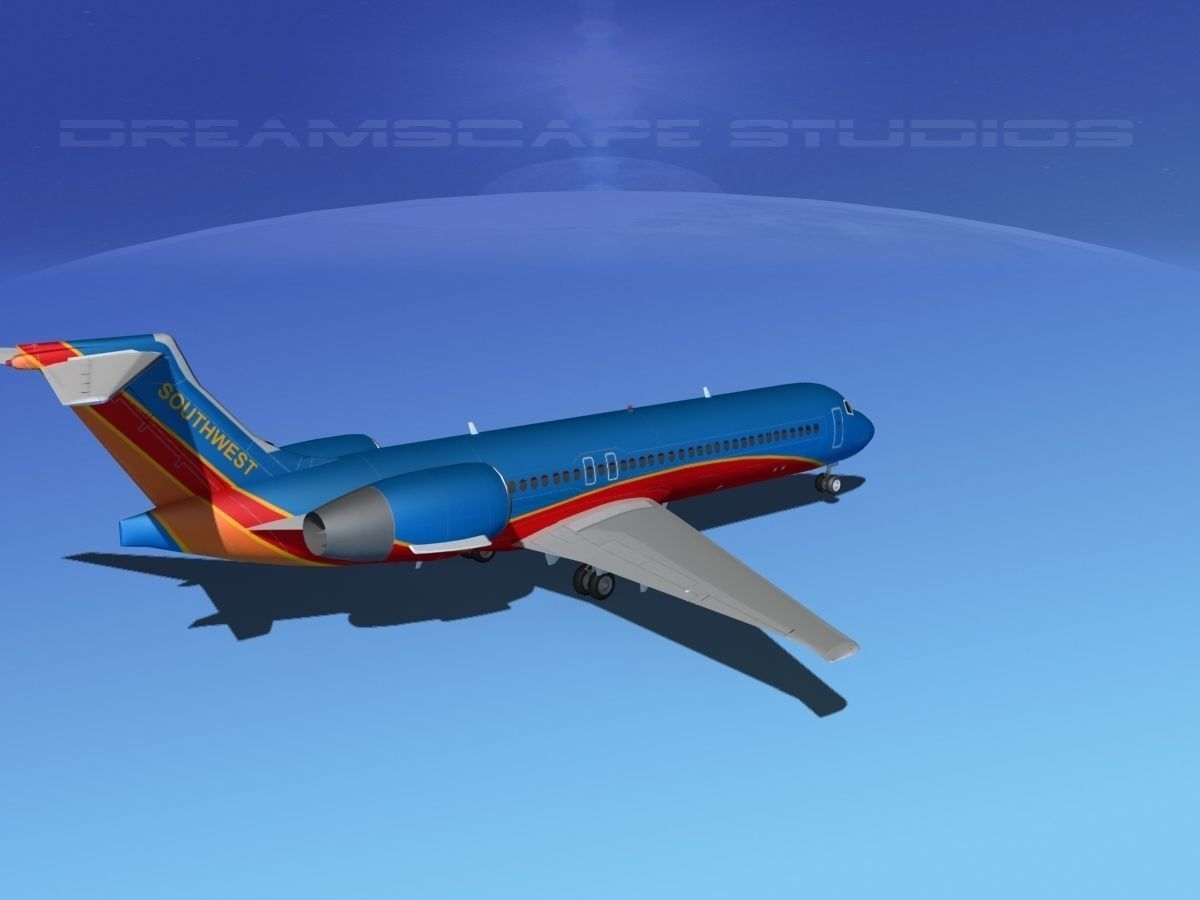 Boeing 717-200 Southwest Airlines 3D model_5