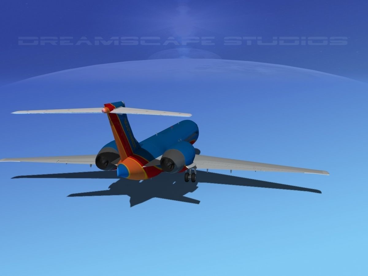 Boeing 717-200 Southwest Airlines 3D model_4