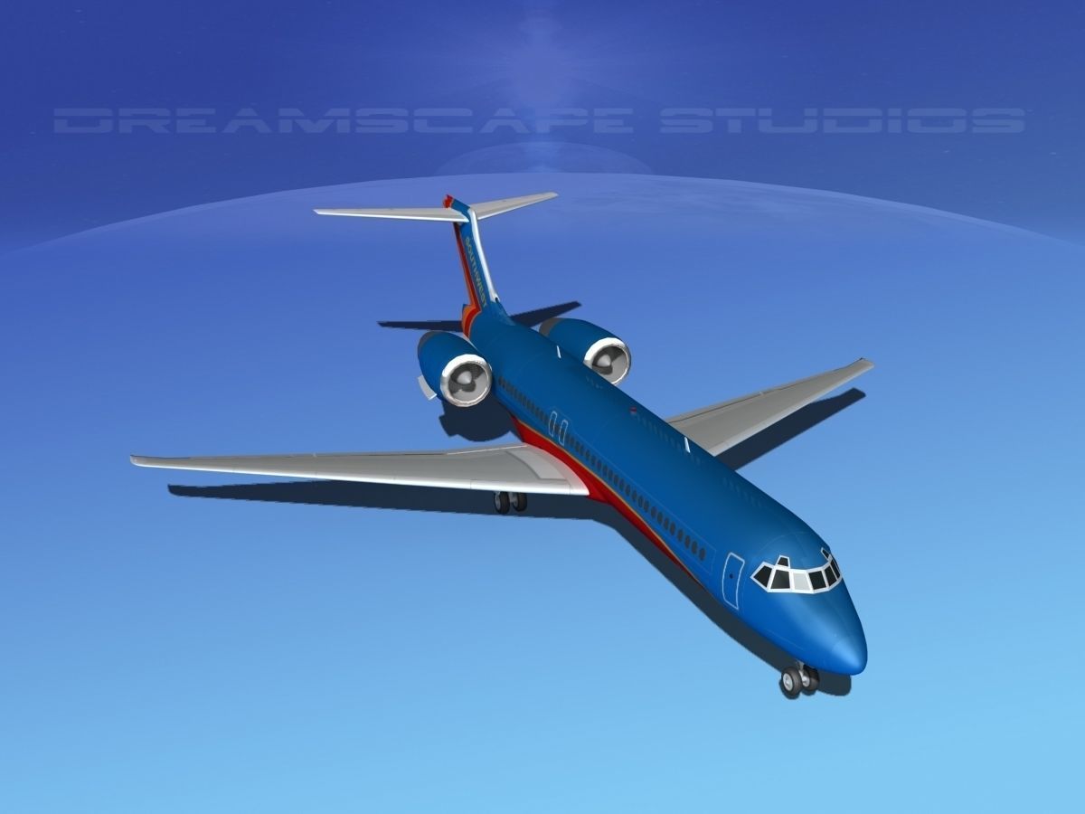 Boeing 717-200 Southwest Airlines 3D model_8