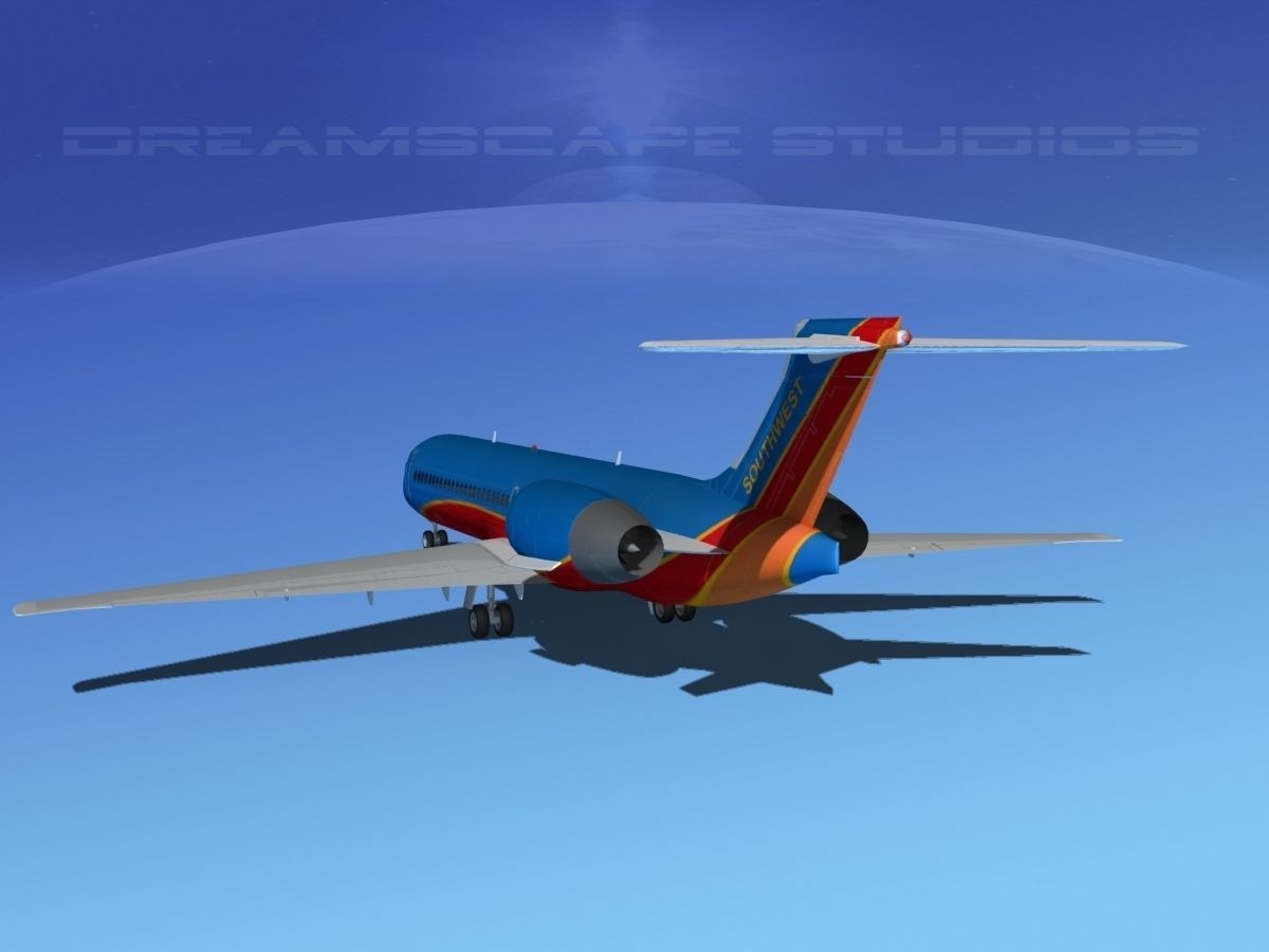 Boeing 717-200 Southwest Airlines 3D model_3