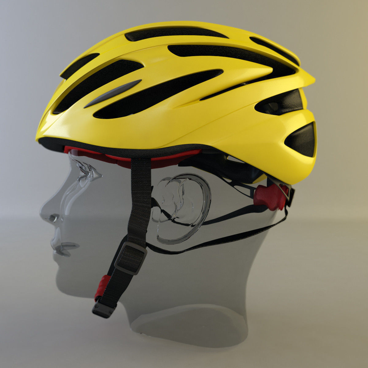 Bicycle Helmet 3D model_1