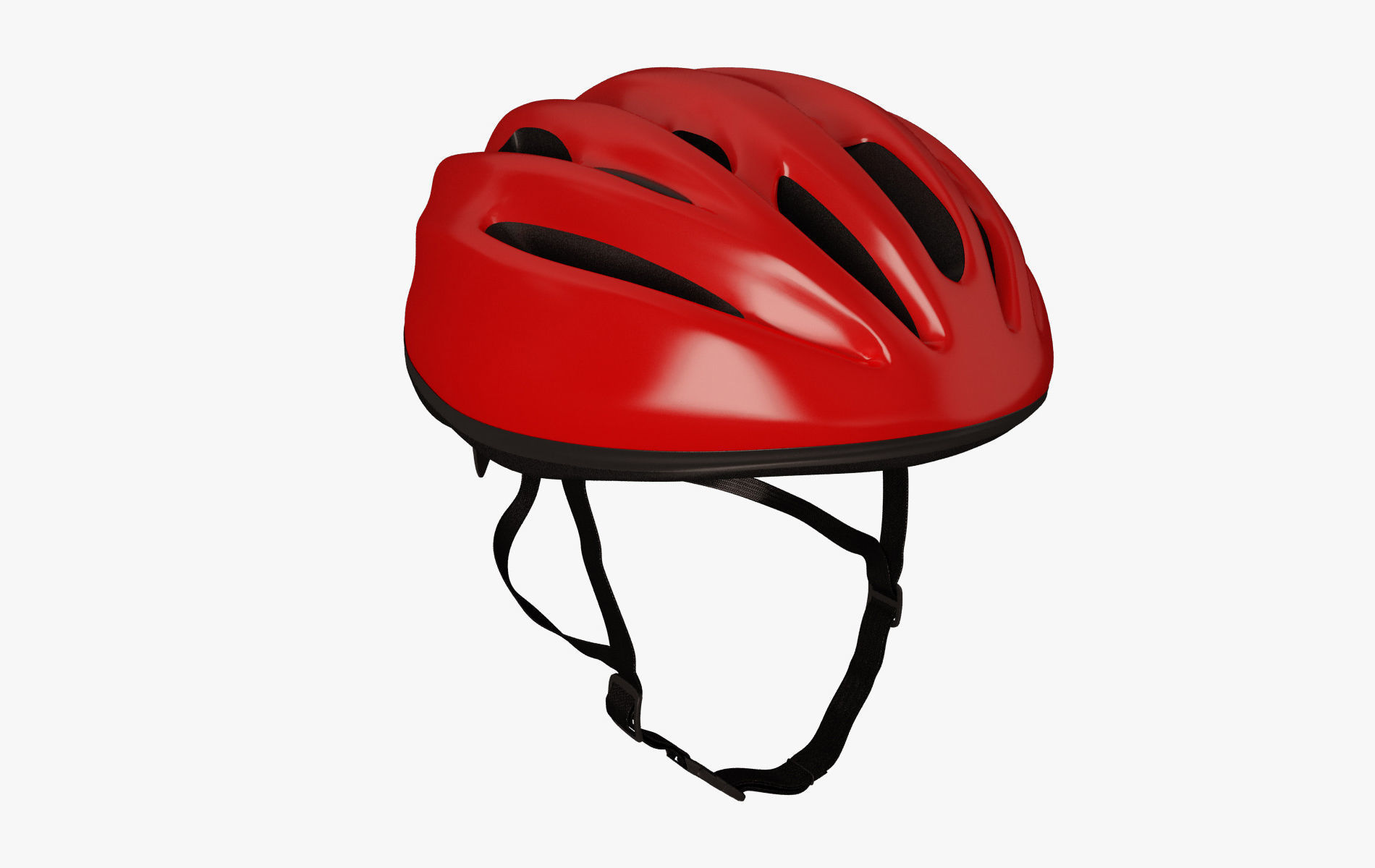 Road Bicycle Helmet 3D model