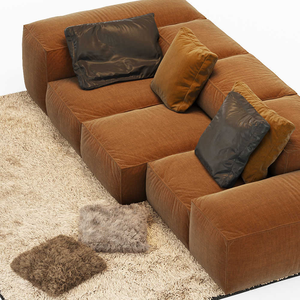 Sofa Extrasoft - Living Divani 3D model_3