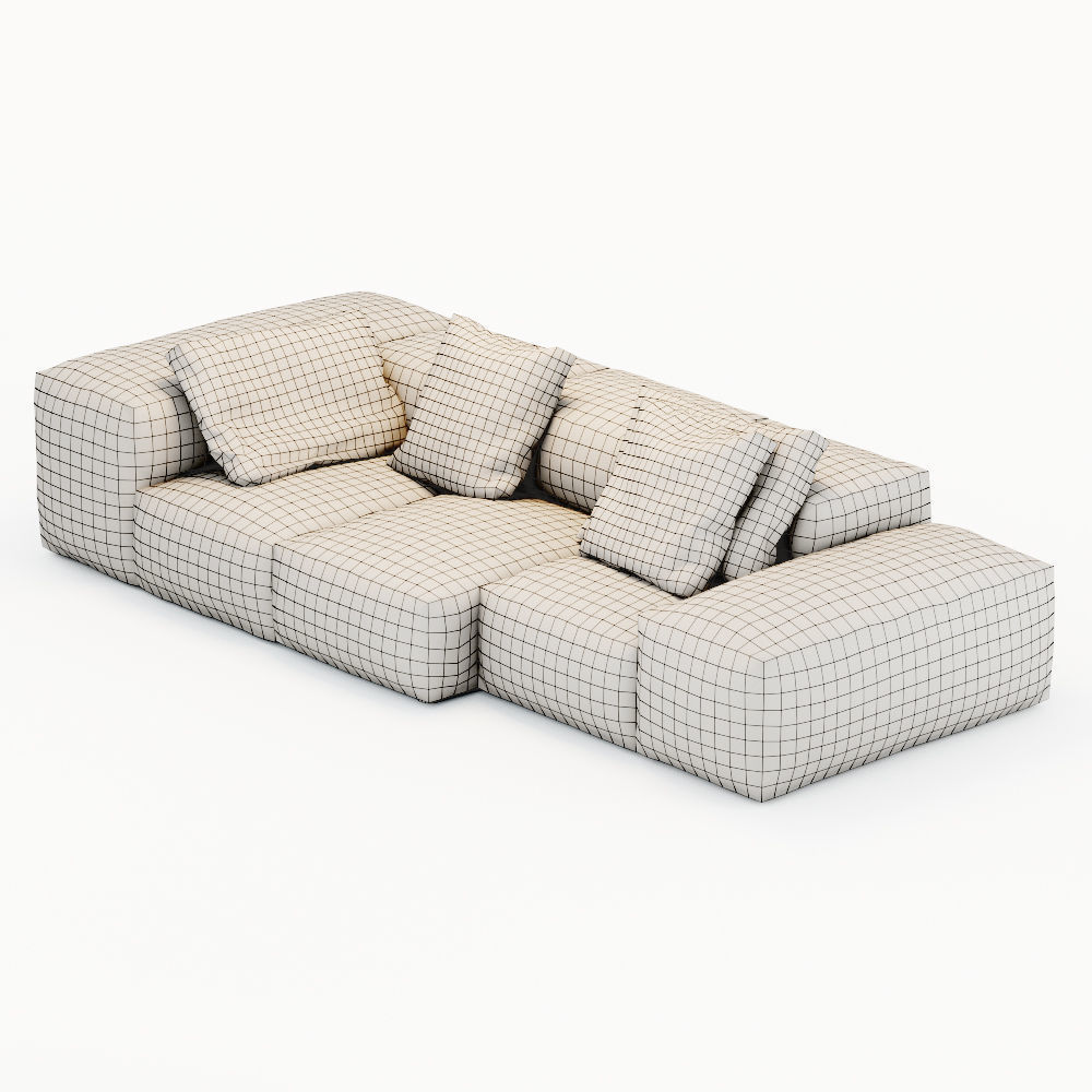 Sofa Extrasoft - Living Divani 3D model_8