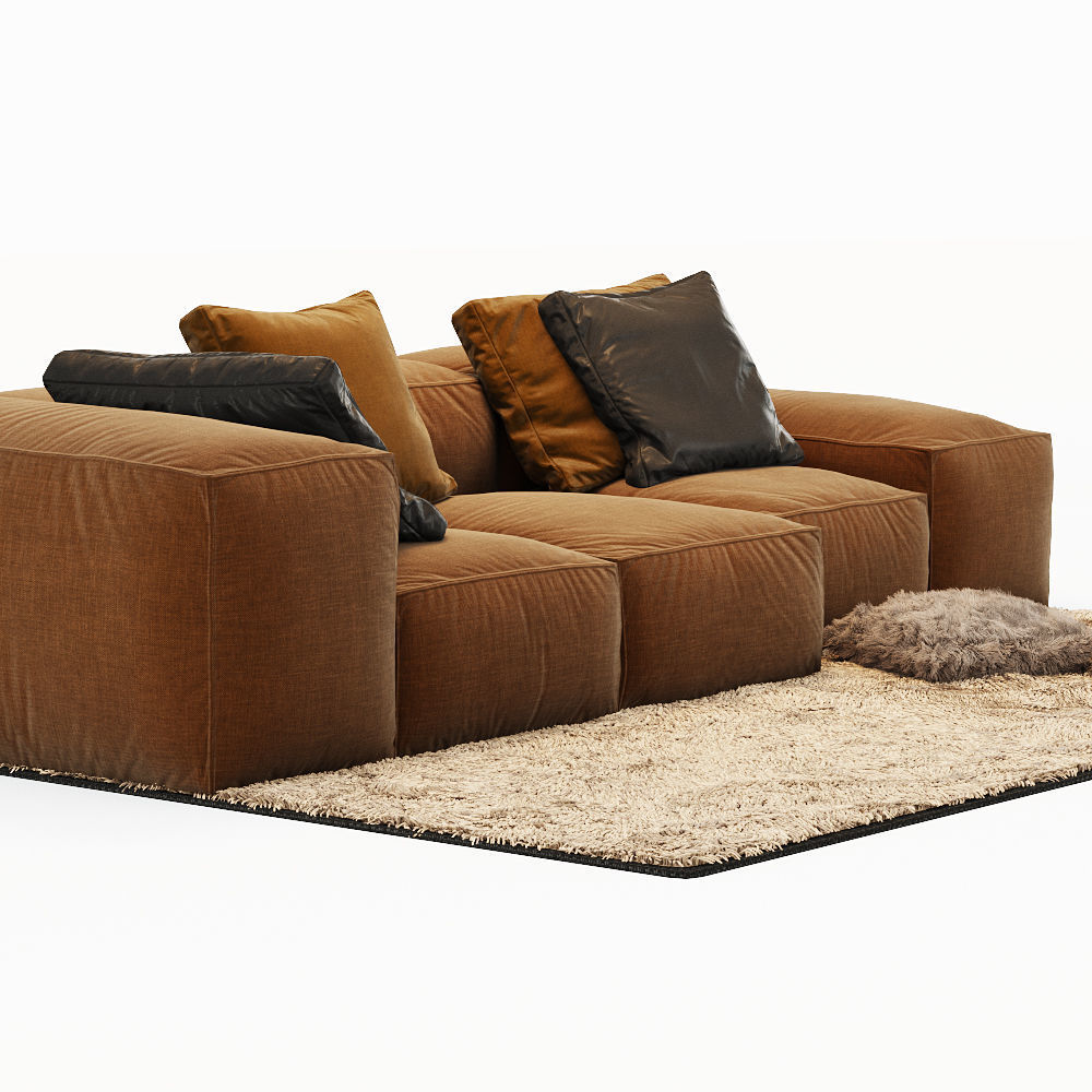 Sofa Extrasoft - Living Divani 3D model_1