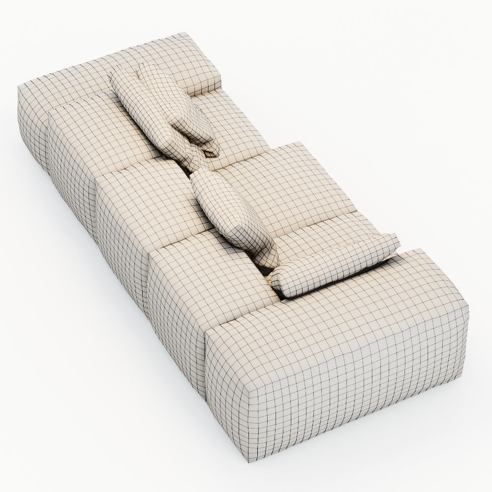 Sofa Extrasoft - Living Divani 3D model_9