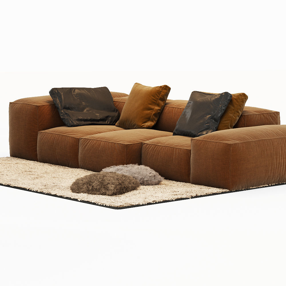 Sofa Extrasoft - Living Divani 3D model_2