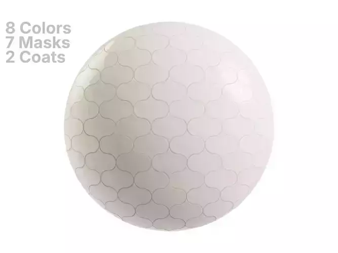 Lantern Tiles in Straight Set Layout