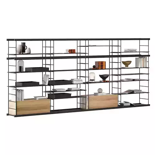  Bost Bookcase Shelving System 440 by Treku