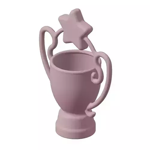 Plastic Star Championship Trophy Toy