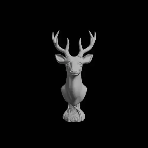 Geometric Low Poly Wildlife Animal Statue
