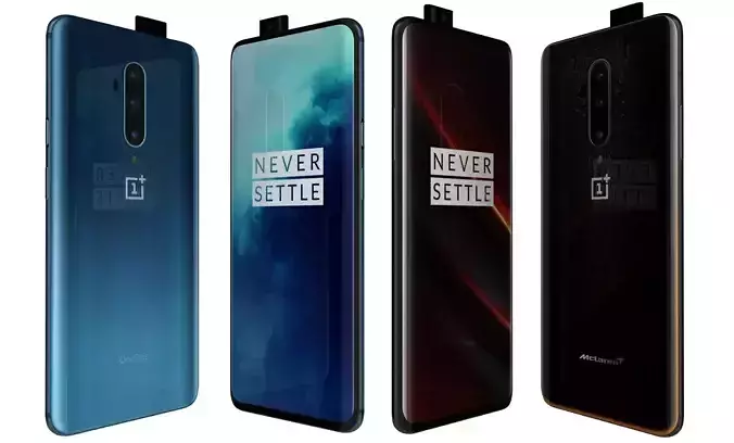 OnePlus 7T Pro Haze Blue And McLaren Edition High Poly