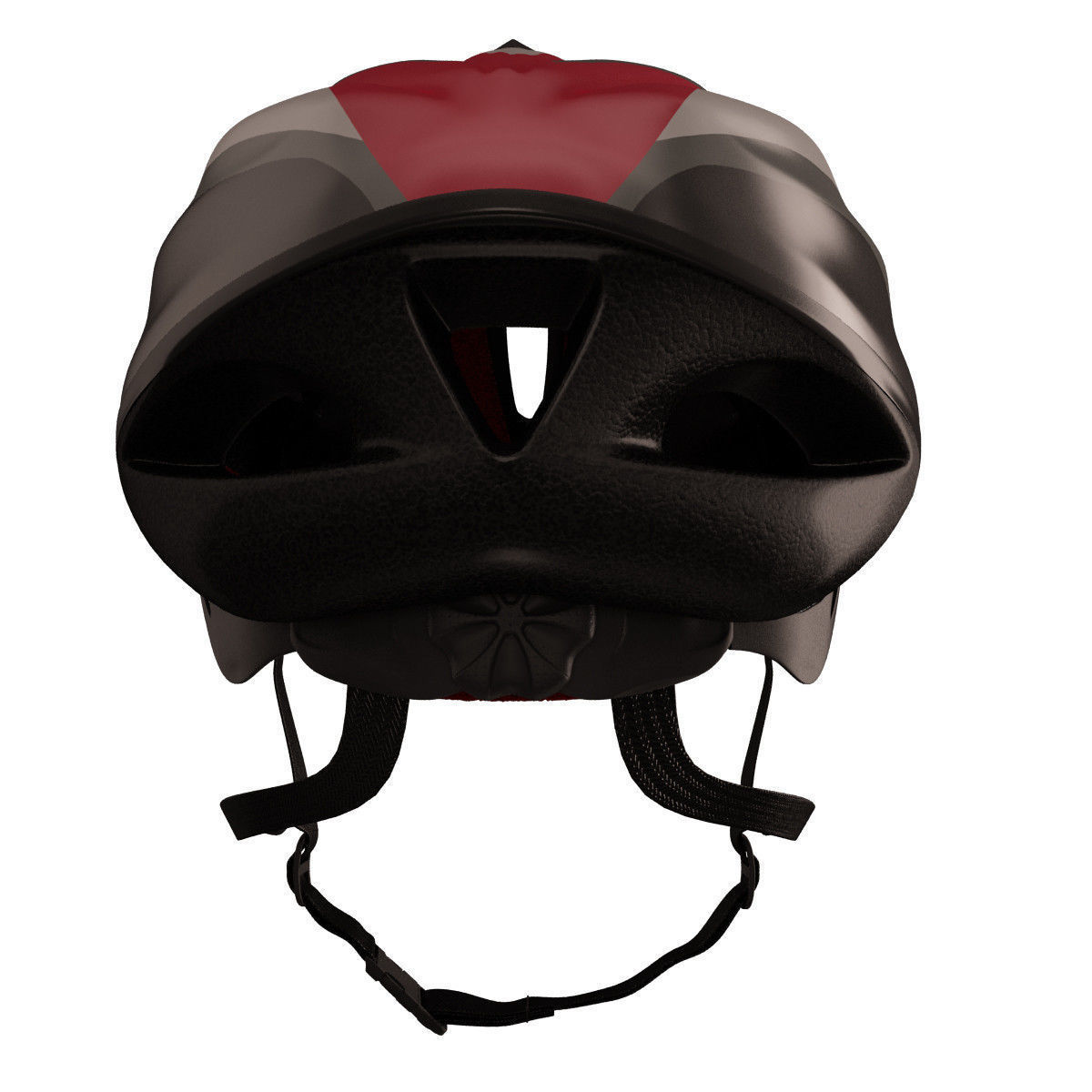 bicycle helmet with visor 3D model_3