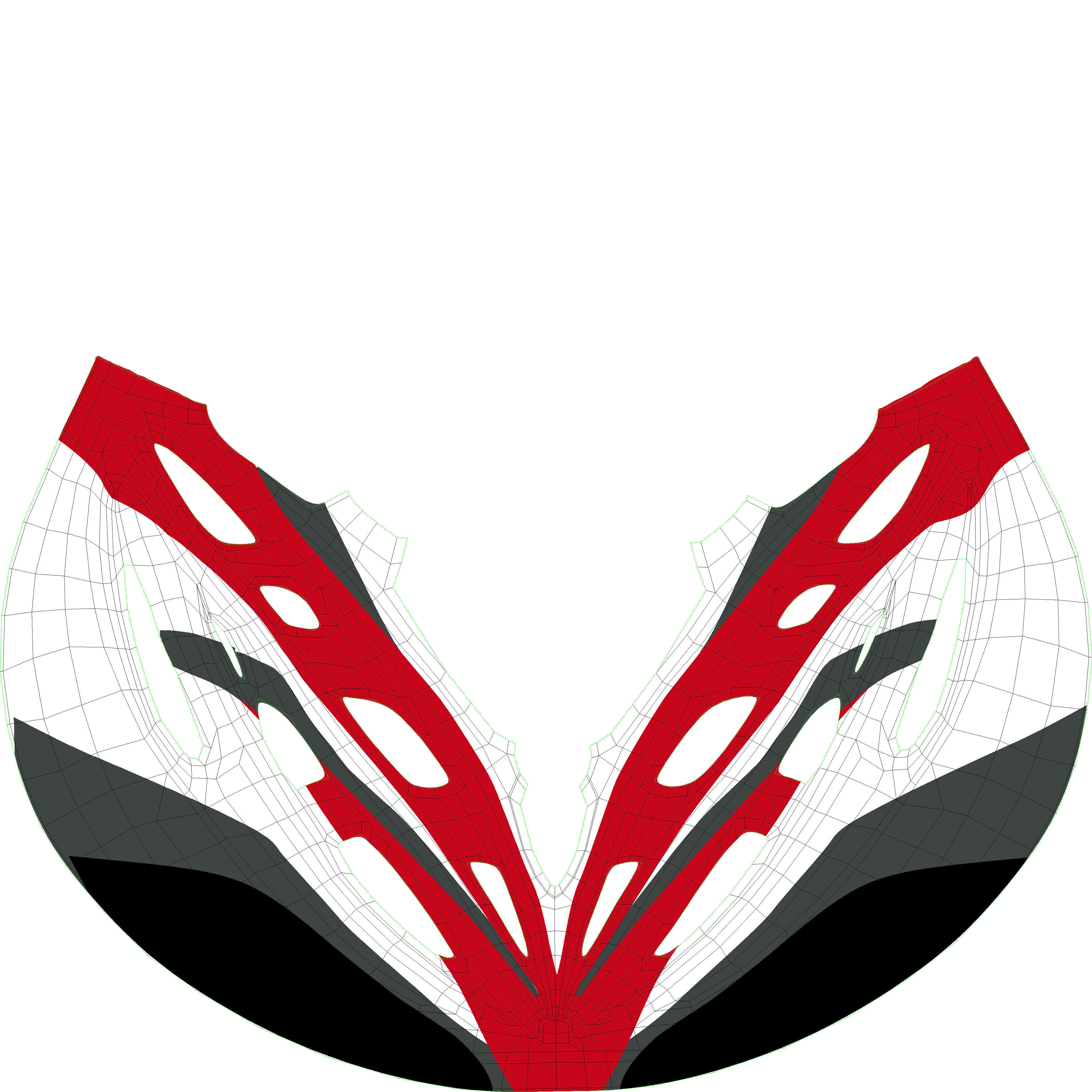 bicycle helmet with visor 3D model_9