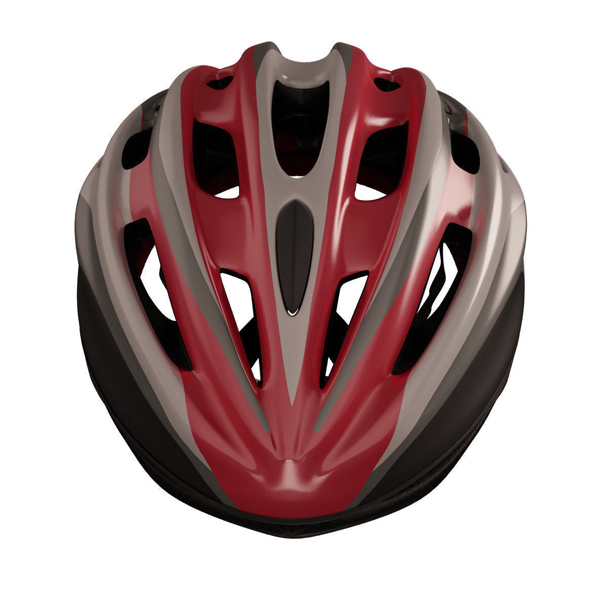 bicycle helmet with visor 3D model_7