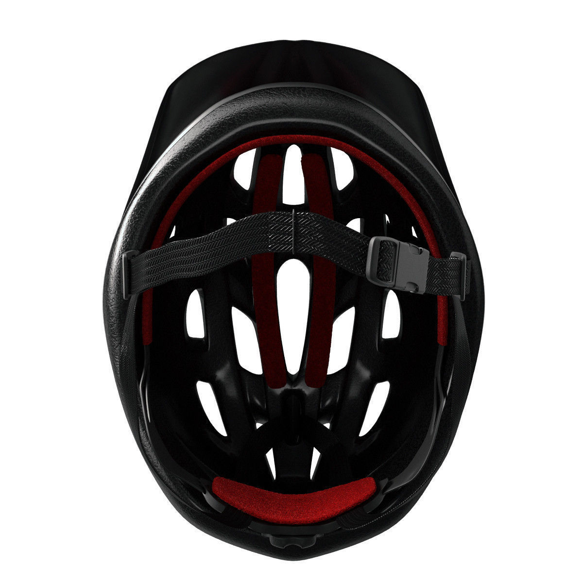 bicycle helmet with visor 3D model_4