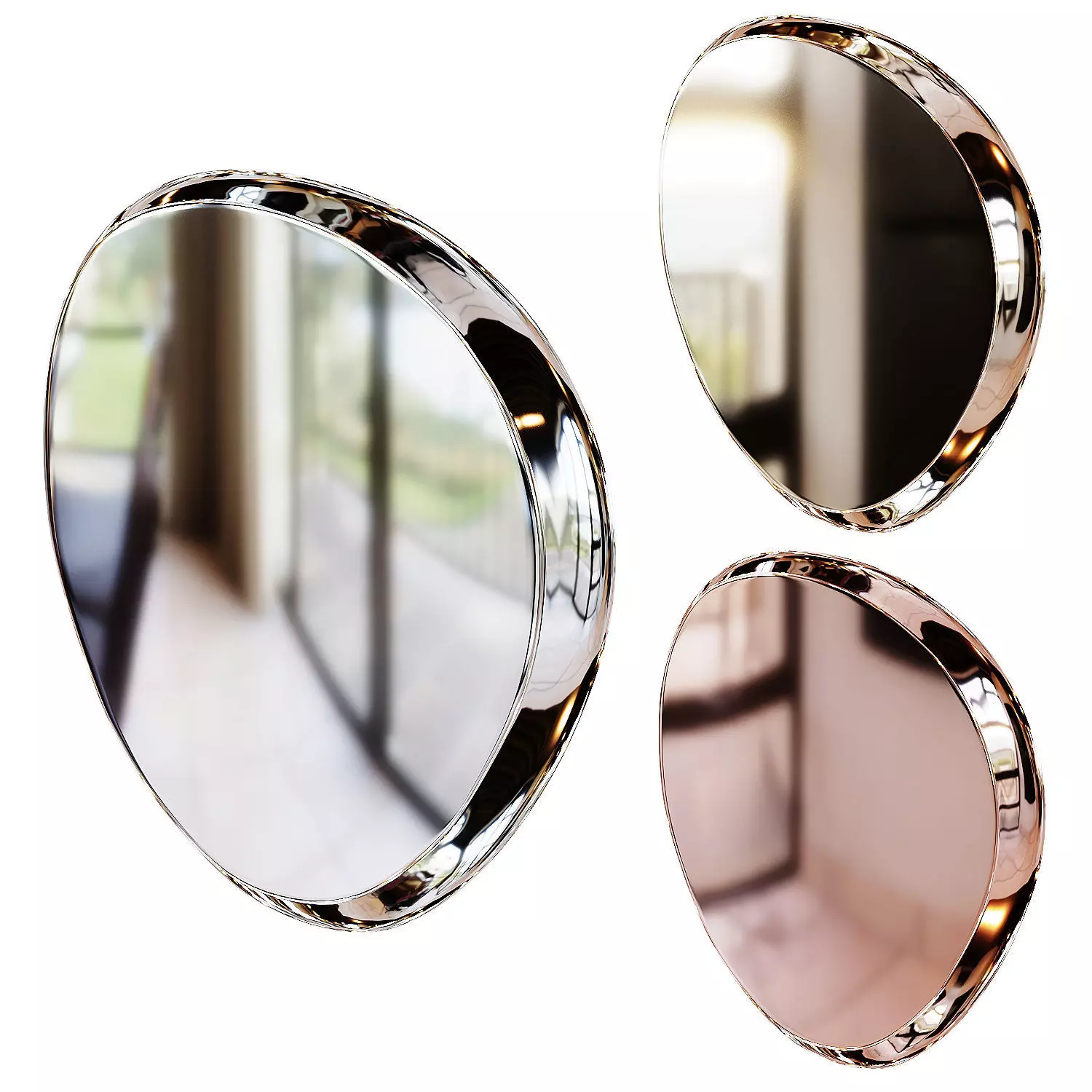 Cattelan Italia Ascot Magnum Mirror 3D model