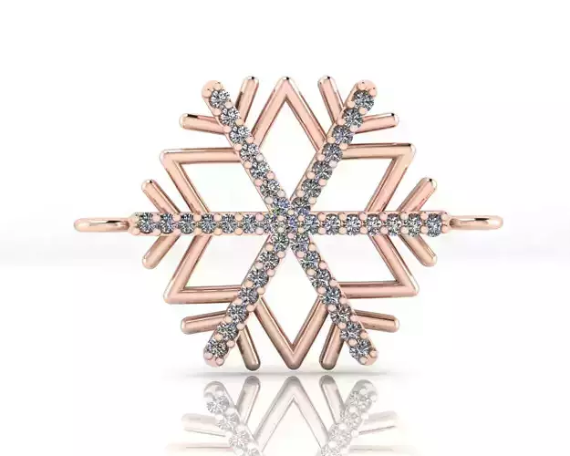 snow jewelry pendant